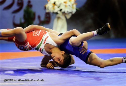  Iran and Azerbaijan Advanceto the Final Match of FR Wrestling Day of Children Tournament